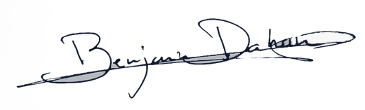 Signature de Benjamin Dahan